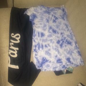 Set of a Justice top and leggings